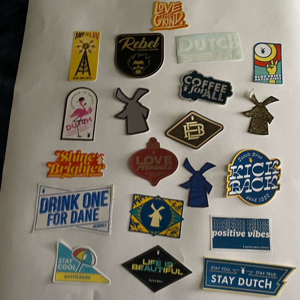 Dutch bros stickers